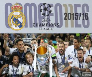 пазл Реал Мадрид, чемпионов 2015-2016